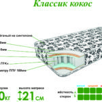Матрас Классик кокос