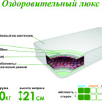 Матрас Оздоровительный люкс